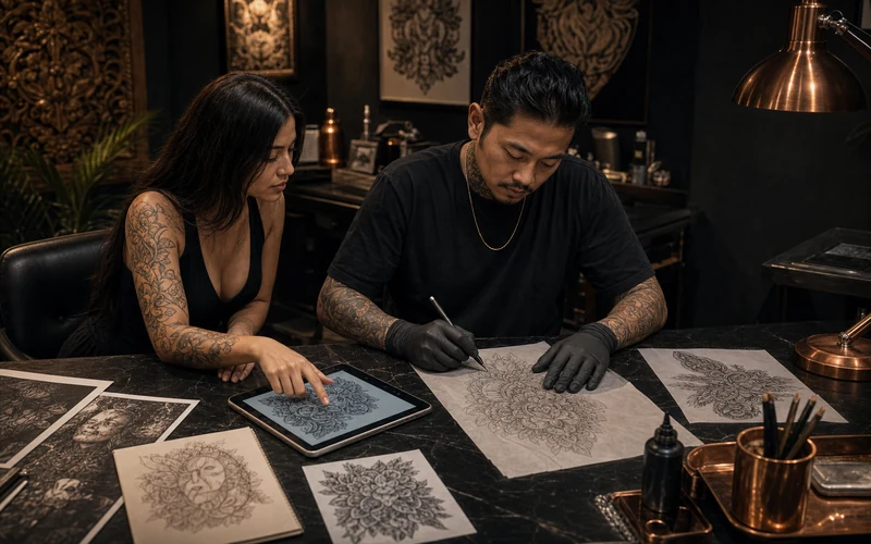 Custom Tattoo Design in Bali: Our Process